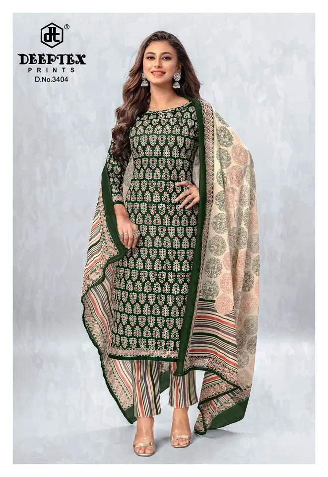 Chief Guest Vol 34 By Deeptex Printed Cotton Dress Material Wholesale Shop In Surat
